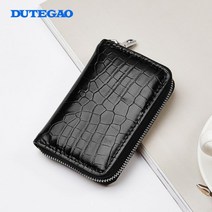 악어가죽지갑 악어지갑 카드 가방 남성 고급 대용량 멀티 카드 카드 홀더 동전 지갑 통합 카드 세트 작은 지갑