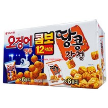 오리온 오징어 땅콩 콤보 스낵 12팩, 1개