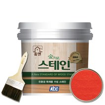 KCC 홈앤스테인 수성스테인 0.9L 오일스테인 친환경, 레드와인2