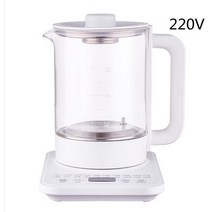 110v 볼트 건강 냄비 자동 다기능 주전자 가정용 꽃 차 스튜 소형 가전 제품, [03] 220V White, 03 220V White
