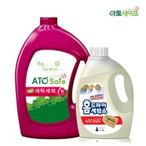 아토세이프 액체 세탁 세제 대용량 3.1L 1개+다운워시 점퍼 패딩 이불 전용세제 구스 1.13L 1개, 단품없음