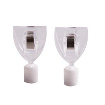 쇼클립 메모 홀더 매대 옷가게 집기 꽂이 가격표 메뉴판 네임 반달 집게 S X10