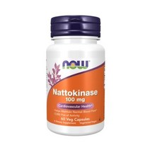 나우푸드 나토키나아제 100mg 베지 캡슐 글루텐 프리 비건, 60개입, 3개