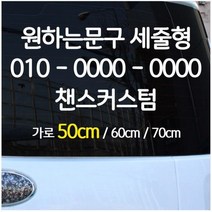 소량가능 두줄 주문제작스티커 그림 광고 동호회 판촉물 자동차 차량용스티커 챈스커스텀디자인, 화이트, 1개