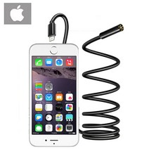 배관 내시경 카메라 산업용 하수구 관로탐지기 8mm 렌즈 hd apple 스마트 폰용 방수 어군 탐지기 유연한 미니, 15m, 하드 케이블
