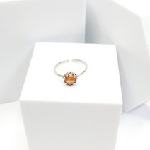 [주니엘] 천연 썬스톤 925 실버 반지