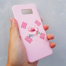 우리일쌍 무광 무궁화 태극기 핑크 스마트폰 케이스/폰케이스 기종 최신 Best LG 애플 노트 스마트폰 선물 갤럭시 (3588625), 갤럭시8+