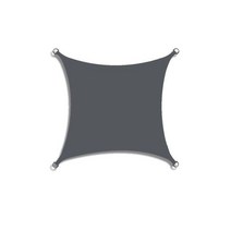 정원 파라솔 대형 그늘막 낚시 바람막이 받침대 야외 방수 파라솔 그늘 항해 캐노피 캠핑 큰 천 야외 걸이, 11 Dark gray_10 3X3X3M