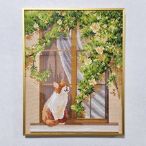 보석십자수 액자 프레임 25x25 30x30 30x40 40x40 40x50 45x60 50x70 알루미늄 17종 (십자수 미포함), 유광 골드