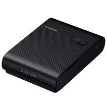 Canon 스마트폰용 프린터 SELPHY SQUARE QX10 블랙(고내구씰지컴팩트), B + 프린터만