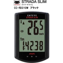 고양이 눈 CATEYE 사이클 컴퓨터 속도계 자전거 STRADA SLIM Strada 슬림 CC-RD310W 블랙