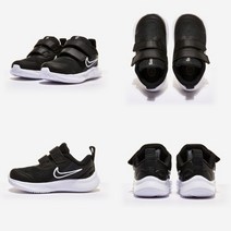 나이키 더토돔 블랙 벨크로 아기 운동화 데일리 애기 신발