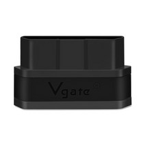 vgate icar2 elm327 obd2 wifi obd 2 odb2 car scanner tool for iosandroid bt-wireless auto 진단 스캐너 pk e, 풀 블랙, bt3.0