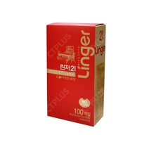 린저21 헤이즐넛 노프림커피믹스 100TX3개/일회용스틱