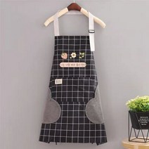 로스팅 기계 커피 볶는 업소용 로스터기 손 앞치마 주방 방수 허리 조절 포켓 그리드 숍 작업, 레드