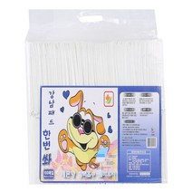 강남패드 한번 쏴 강아지용 배변패드 레몬향 100p, 2개