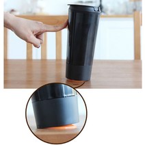 [∂LL7] 넘어지지 않는 리얼텀블러(블랙+그린)set 각400ml 개인 아이디어 보냉 선물용 물컵 사무실 냉병 넘어지지않는 온병_h§eEA, §본상품§e, 옵션▩무