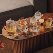 이태리 이첸도르프 그린우드 컬렉션 티포트 커피컵 찻잔 티타임 홈카페 저그 커피잔 티컵 세트, 07.티컵앤소서세트 그린그라스