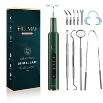 HULMAY 초음파치석제거기 M3U/M5 가정용 치아셀프스케일링 구강세척기 전동 치석제거, M5-그린