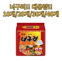 얼큰한 너구리 한박스 봉지라면 10개 20개 30개 40개 대용량 1box 국내산 청정 다시마 사무실라면 캠핑라면 차박라면 낚시라면 업소용 가게용 식당용 음식점 가정용, 10개입