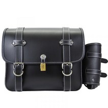 복고풍가죽 핸드 메이드 새들백 사이드백 바이크 Harley 750 오토바이 리어백 가방 탑박스 라이더 힙색 백팩 스타일 style, CM08 큰 쌍