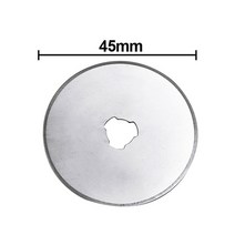 가죽공예도구 가죽공예마감재 28mm 45mm 로터리 커터 패치 워크 롤러 휠 규모 가죽, 1pc 45mm, 협력사