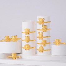 한국금다이아몬드 아기 순금 십이지신 돌팔찌 12종 24K 3.75g 12종 택1