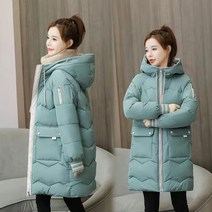 여성롱패딩 경량패딩 여성바람막이 후드 지퍼 오버사이즈 오버핏