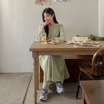 [제작] 소율 플라워 롱 원피스 68966 빅사이즈 여성의류
