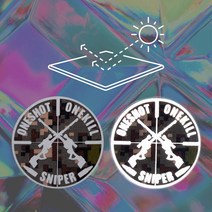 반사와펜 스나이퍼 패치 오바로크 주문제작 와펜 서바이벌 반사 와펜제작 소량굿즈제작 패치제작 패치 커스텀