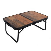 나무무늬 접이식 초경량 미니테니블 휴대용테이블 캠핑준비물 야유회준비물 보조식탁