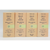 선크림 4 x Trader Joe의 얼굴 자외선 차단제 넓은 스펙트럼 SPF 40 오일 프