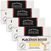 사은품+피터앤존 뉴질랜드 고농축 양태반 추출물 플라센타 80000mg 60캡슐, 60캡슐 4개