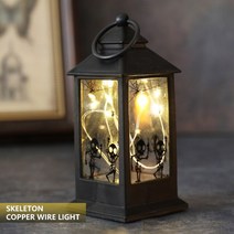 할로윈 장식 조명 홈 랜턴 Led 촛불 티 라이트 양초 크리스마스 트리 산타 클로스 엘크 램프 커스트, [01] 1Pcs, [06] 06