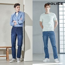 [KT알파쇼핑]POLICE 남성용 데님 팬츠 2종