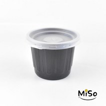 다용도소스용기 AJ-75파이소 일회용기75파이 75파이소스통 75용기소 1000세트, 백색