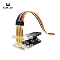 PCB 클램프 고정 장치 금도금 포고 핀 프로브 클립 도구 프로그램 다운로드 디버그 2.0mm 핀 피치 3P, 08 2.0mm 1x10Pin