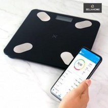 스마트 인바디 체성분 체지방 측정 디지털 체중계 반려동물 어린이 체중계, 블랙