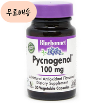 블루보넷 피크노제놀 100m.g 30개입 프랑스해안송 소나무껍질 추출물 호팍사 opcs, 1개