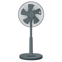 야마젠 일본정품 선풍기 DC모터 저소음 초강력 4단계풍량, 블루그레이 + 5WING /풍량 4단계
