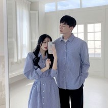 제비꽃 여름 반팔 커플룩 기념일 선물 시밀러 부모님 커플티 여사친 남사친 셀프 웨딩 촬영 신혼 부부 여행