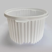 원형 찜 탕 냉면 감자탕 플라스틱 일회용용기 배달용기, 탕용기 대 3000ML, 10개