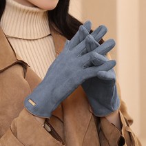 누비앤 핑거홀 스마트폰 터치 지문인식 여성 겨울 장갑
