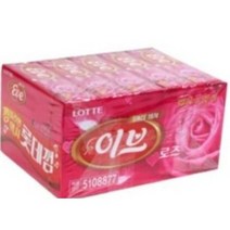 롯데 이브로즈 껌, 26g, 90개