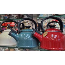 에지리 샤틴 법랑 휘슬 주전자 1.6L / 인덕션 주전자