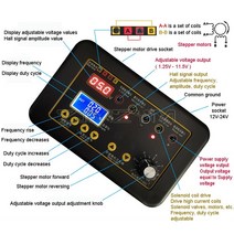 자동차 점화 코일 테스터 액추에이터 공회전 스테핑 솔레노이드 밸브 드라이버 홀 신호 발생기 QDB-2A, 한개옵션0