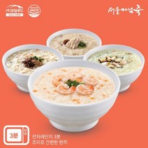 [SE003][서울마님죽]엄마의맛 영양죽4종세트/총8팩, 상세설명 참조, 없음