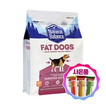 내추럴발란스 팻독 다이어트 라지바이트 3kg + 증정 뉴트리렉스 덴탈스틱 1P, 팻독 3kg