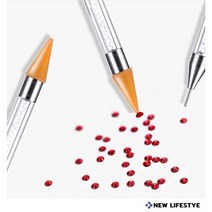 보석십자수펜 네일스톤피커 스톤 구슬 비즈 펜 도구, 크리스탈스톤픽커-04