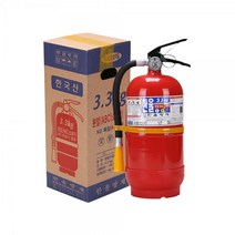 국내 생산 안전 분말 소화기 소화기기 가스 전기, 1개, 2. 국산소화기3.3kg+스티커+점검표